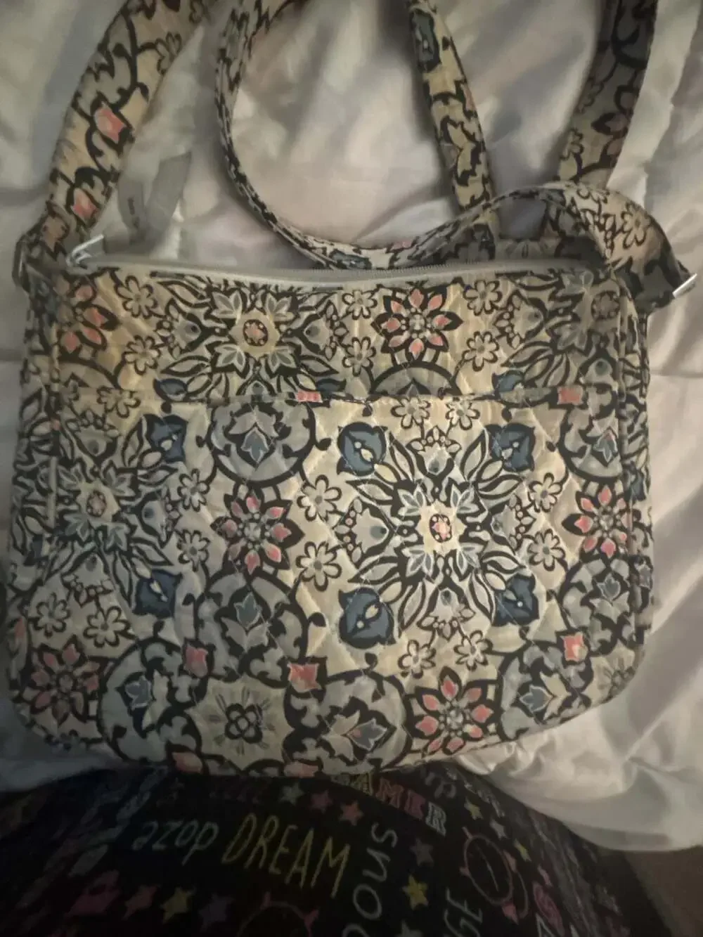 Vera Bradley Lisbon Medallion Saddle Crossbody Bag